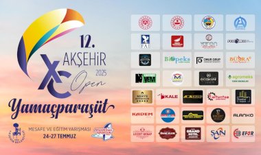 12. Akşehir XC Open Yamaç Paraşüt Yarışması Başlıyor!