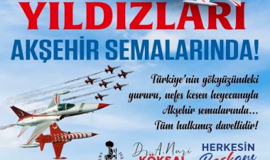 Türk Yıldızları Akşehir Semalarında!