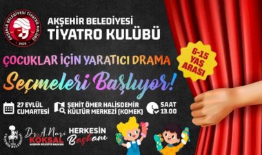 Akşehir Belediyesi’nden Çocuklara Yaratıcı Drama Fırsatı