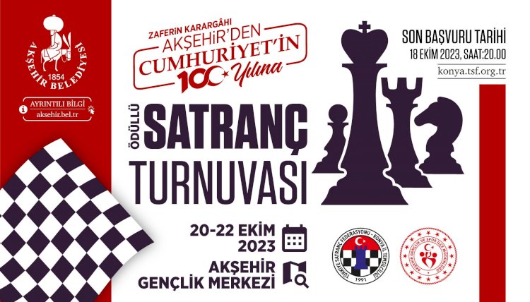 AKŞEHİR ÖDÜLLÜ SATRANÇ TURNUVASI