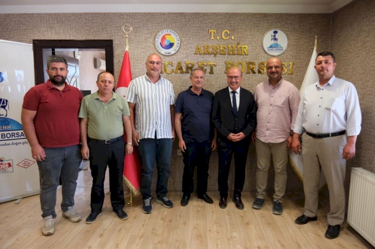 Belediye Başkanı Dr. A. Nuri Köksal’dan Ticaret Borsası’na Taziye ve Hayırlı Olsun Ziyareti
