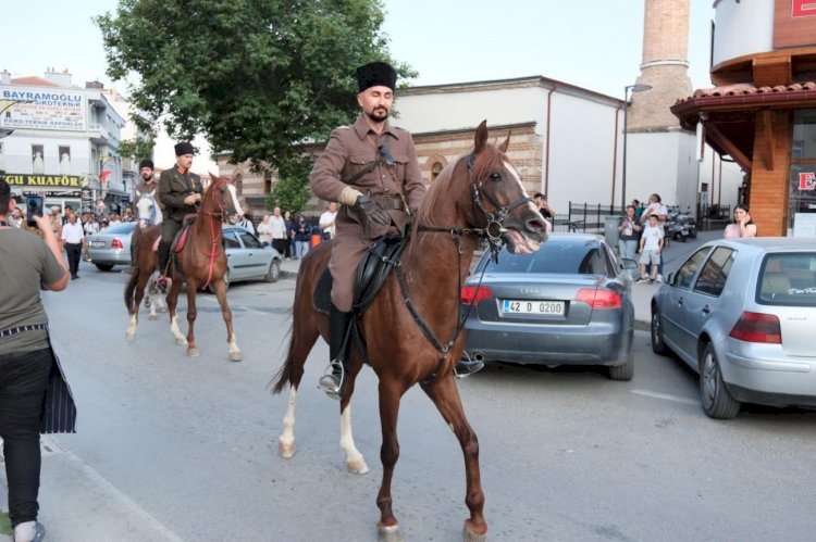 Akşehir’den Afyon’a Giden Yolda 103 Yıl Öncesinin Ruhu Tekrar Yaşatıldı