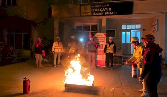 Gölçayır Mahallesi’nde MAK Projesi Kapsamında Afet Eğitimi