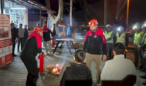 Değirmenköy Mahallesi’nde Afetlere Karşı Bilinçlendirme Eğitimi